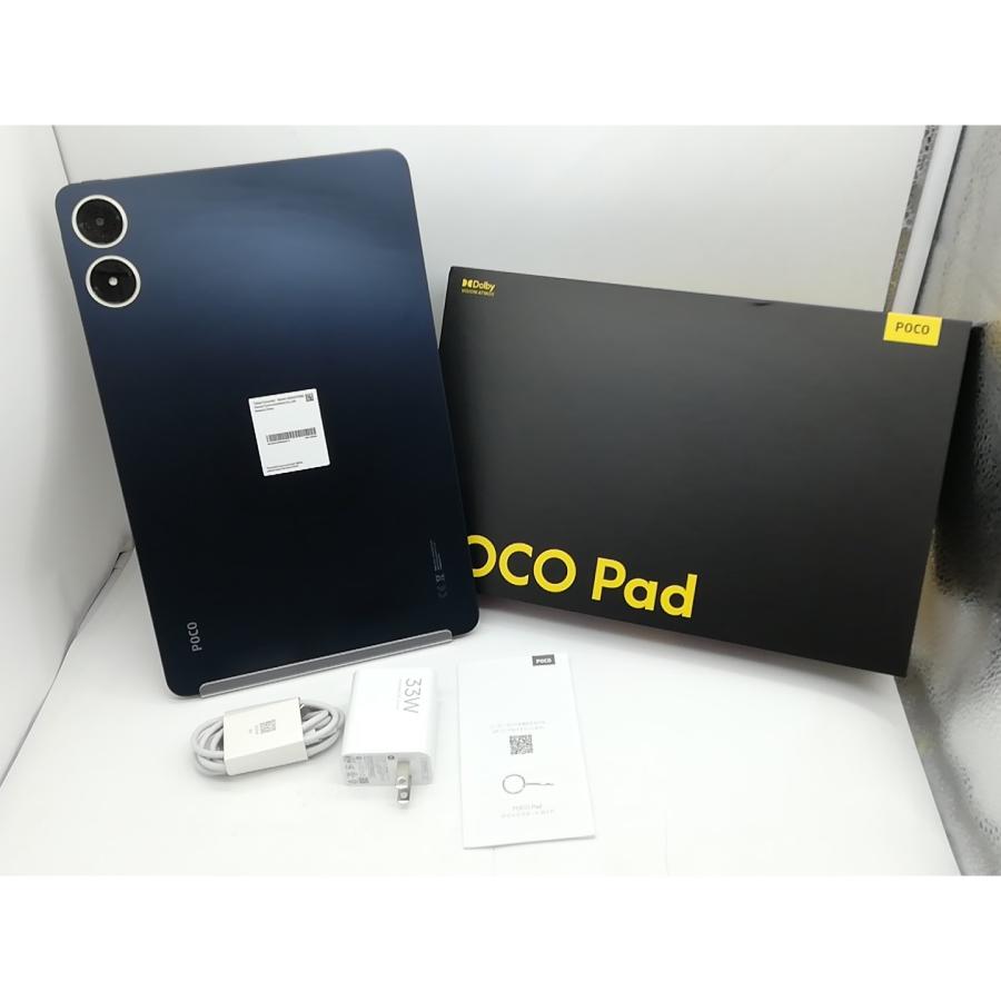 poco pad タブレット 中古 8gb + 256gb 中古】Xiaomi 【Wi-Fi】 POCO Pad 8GB 256GB ブルー【秋葉本店