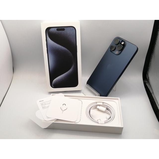 中古】Apple 国内版 【SIMフリー】 iPhone 15 Pro Max 256GB ブルー