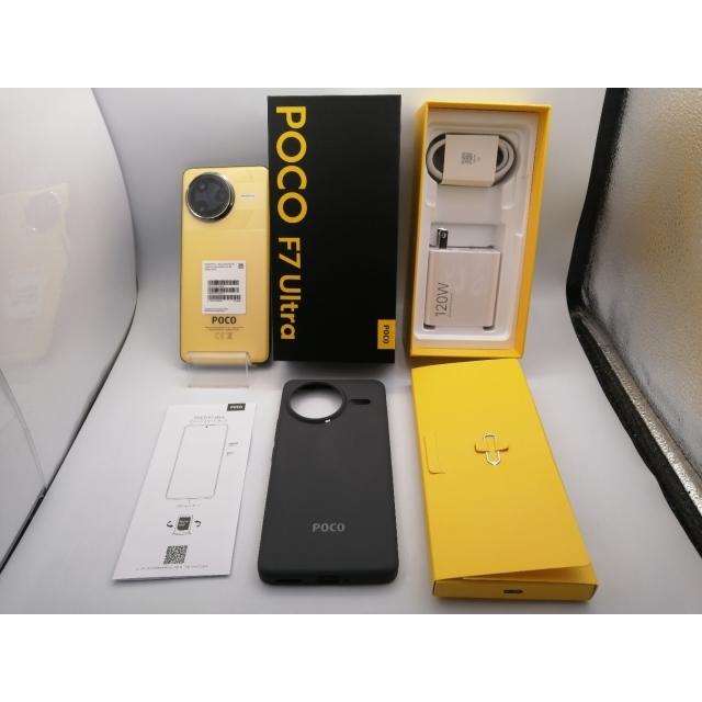 中古】Xiaomi 国内版 【SIMフリー】 Poco F7 Ultra イエロー 12GB