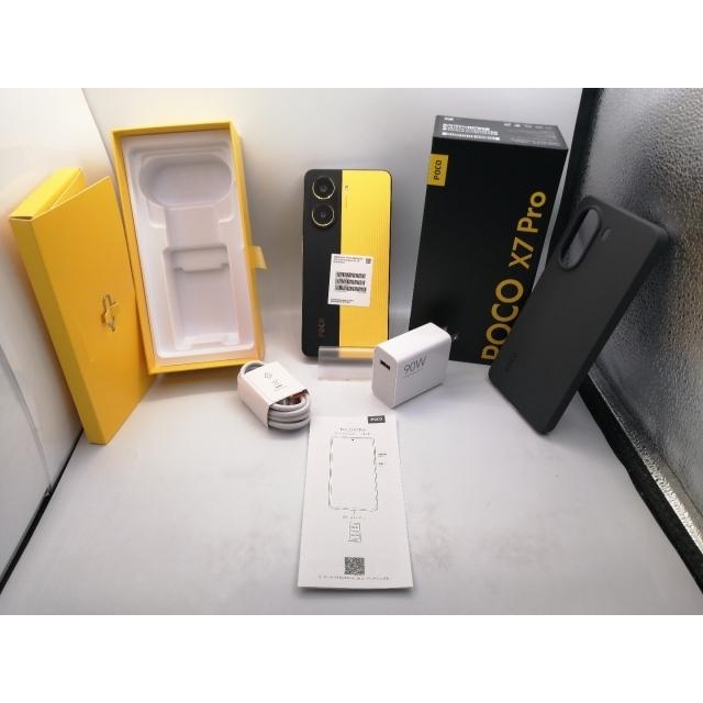 中古】Xiaomi 国内版 【SIMフリー】 Poco X7 Pro イエロー 12GB 512GB
