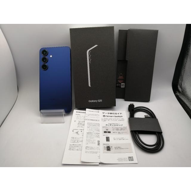 中古】SAMSUNG 国内版 【SIMフリー】 Galaxy S25 ネイビー 12GB 512GB