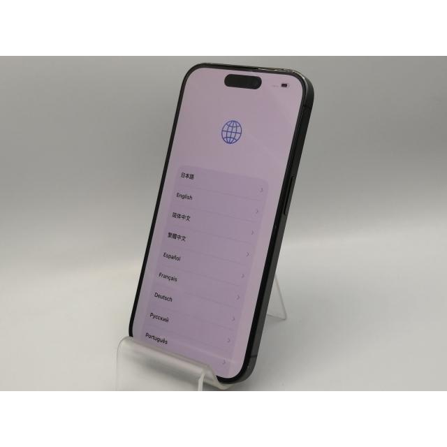 中古】Apple 国内版 【SIMフリー】 iPhone 15 Pro 1TB ブラック