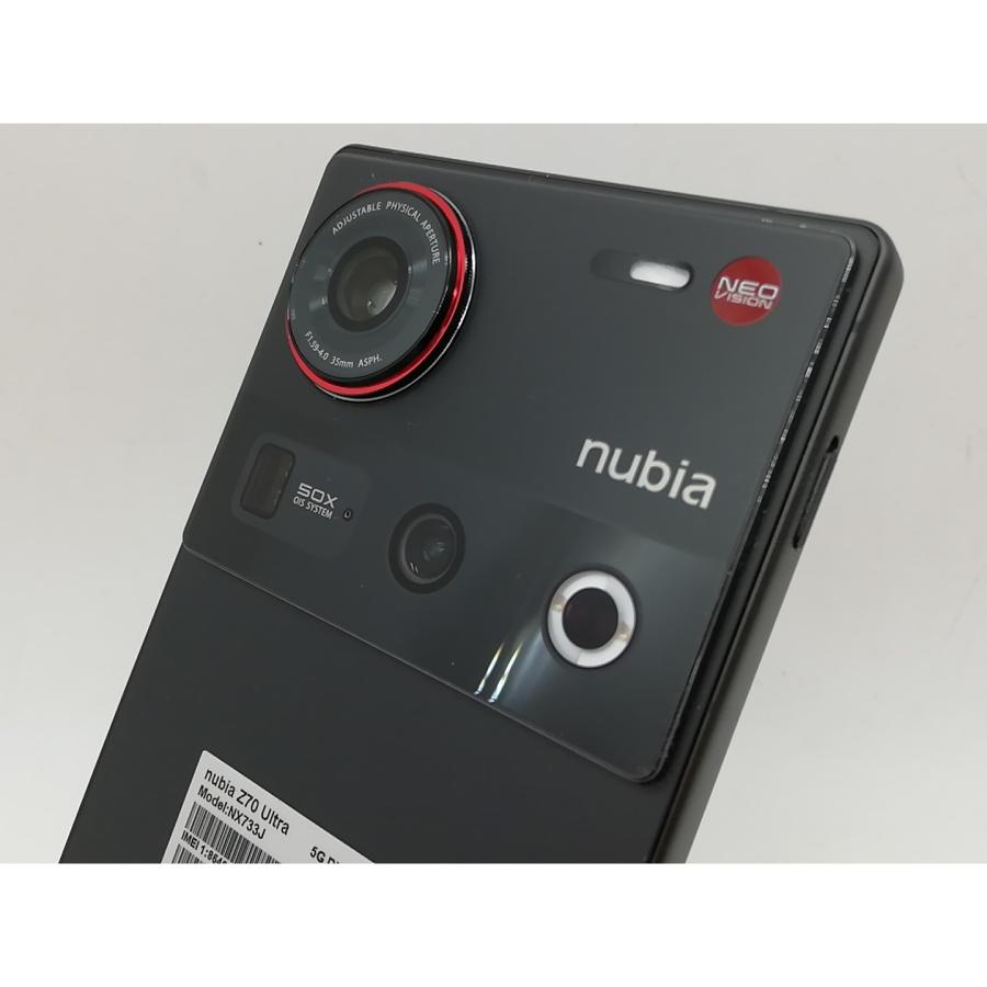 中古】ZTE 国内版【SIMフリー】 nubia Z70 Ultra 12GB 256GB Black