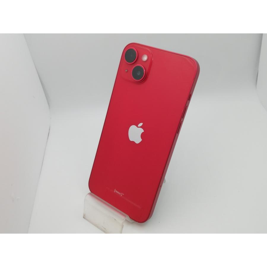 【中古】Apple 国内版 【SIMフリー】 iPhone 14 Plus 128GB  (PRODUCT)RED MQ4F3J/A【秋葉4号】保証期間１ヶ月【ランクC】
