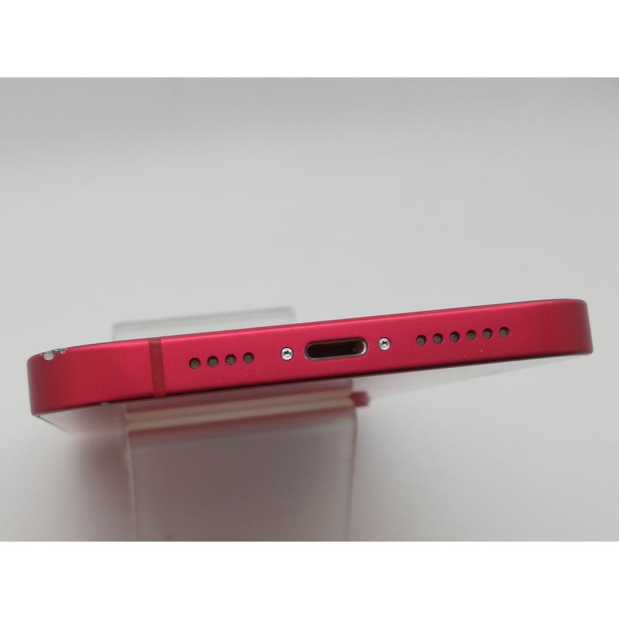 【中古】Apple 国内版 【SIMフリー】 iPhone 14 Plus 128GB  (PRODUCT)RED MQ4F3J/A【秋葉4号】保証期間１ヶ月【ランクC】の画像
