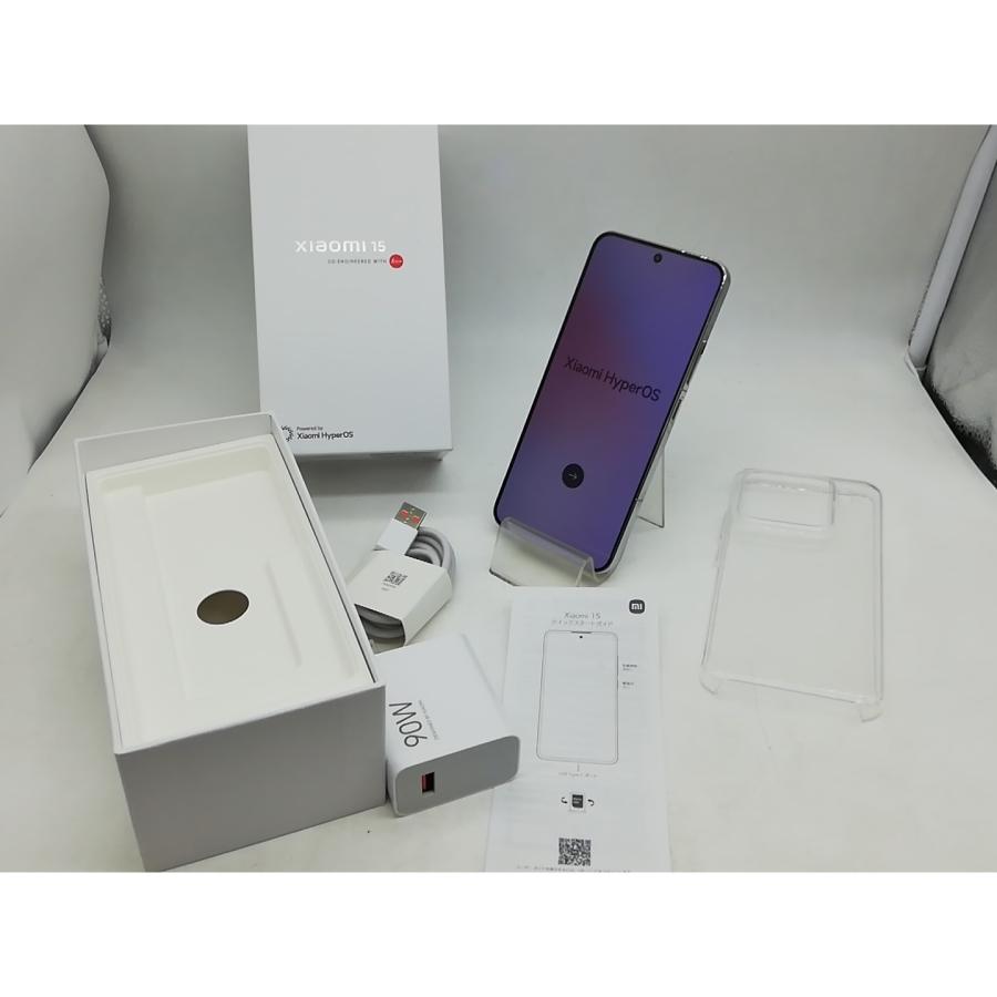 中古】Xiaomi 国内版【SIMフリー】 Xiaomi 15 リキッドシルバー 12GB