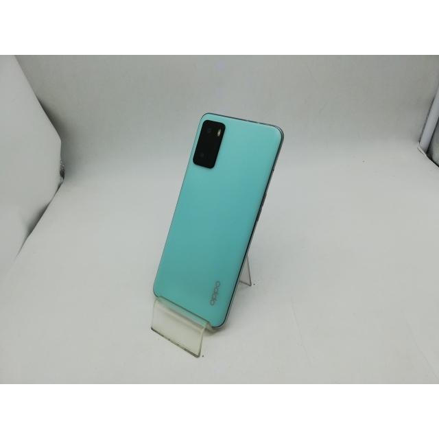 中古】Oppo 楽天モバイル 【SIMフリー】 OPPO A55s 5G グリーン 4GB 