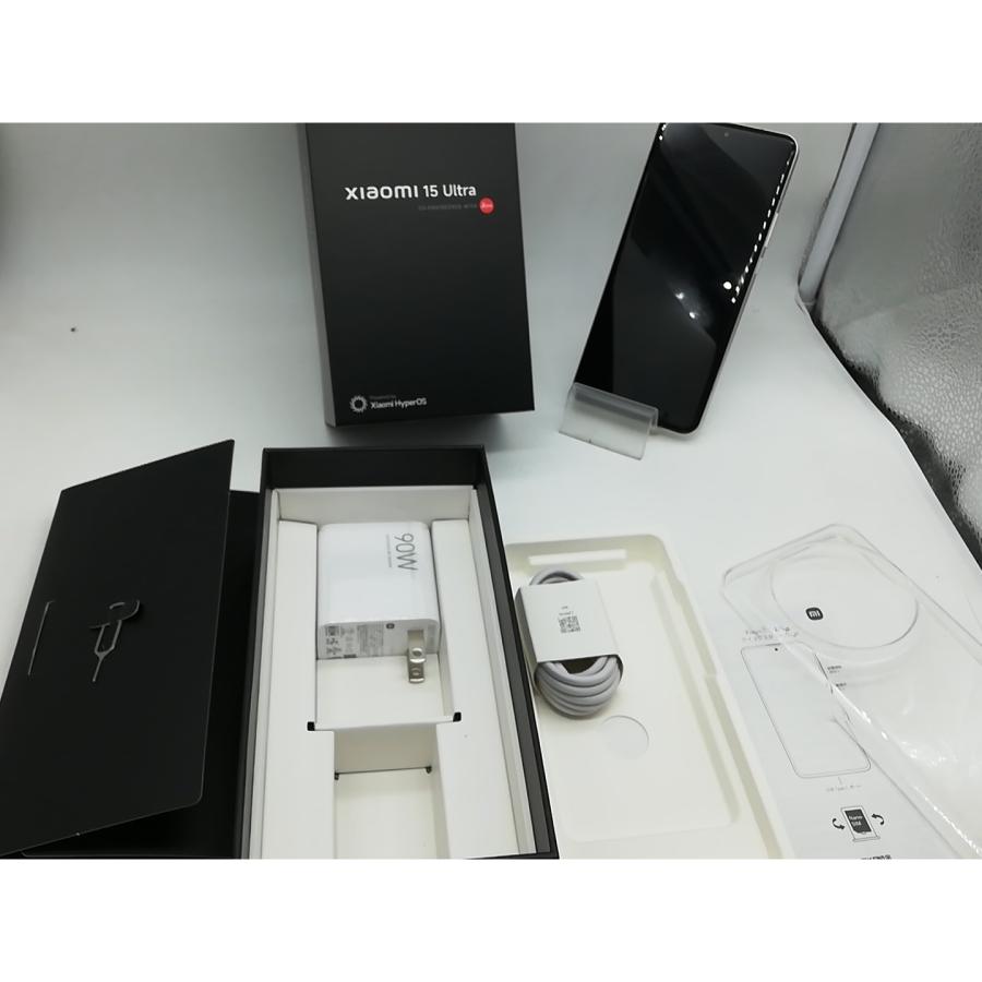 【中古】Xiaomi 国内版【SIMフリー】 Xiaomi 15 Ultra (フォトグラフィーキット付き) ホワイト 16GB 512GB【横浜】保証期間１ヶ月【ランクA】の画像