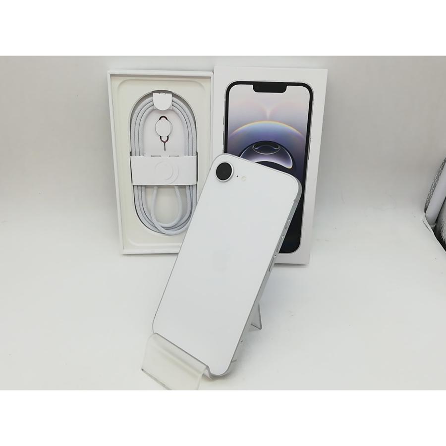 中古】Apple docomo 【SIMフリー】iPhone 16e 128GB ホワイト MD1R4J/A
