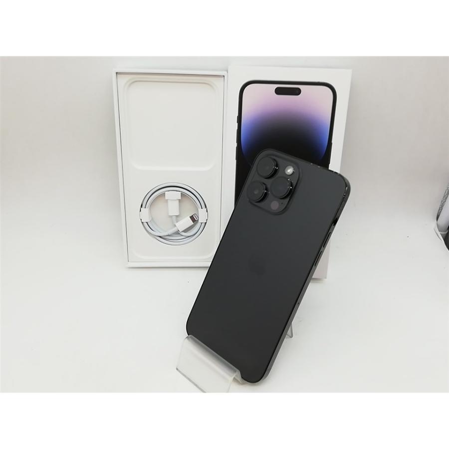 【中古】Apple 国内版 【SIMフリー】 iPhone 14 Pro Max 256GB スペースブラック MQ9A3J/A【津田沼】保証期間１ヶ月【ランクC】の画像