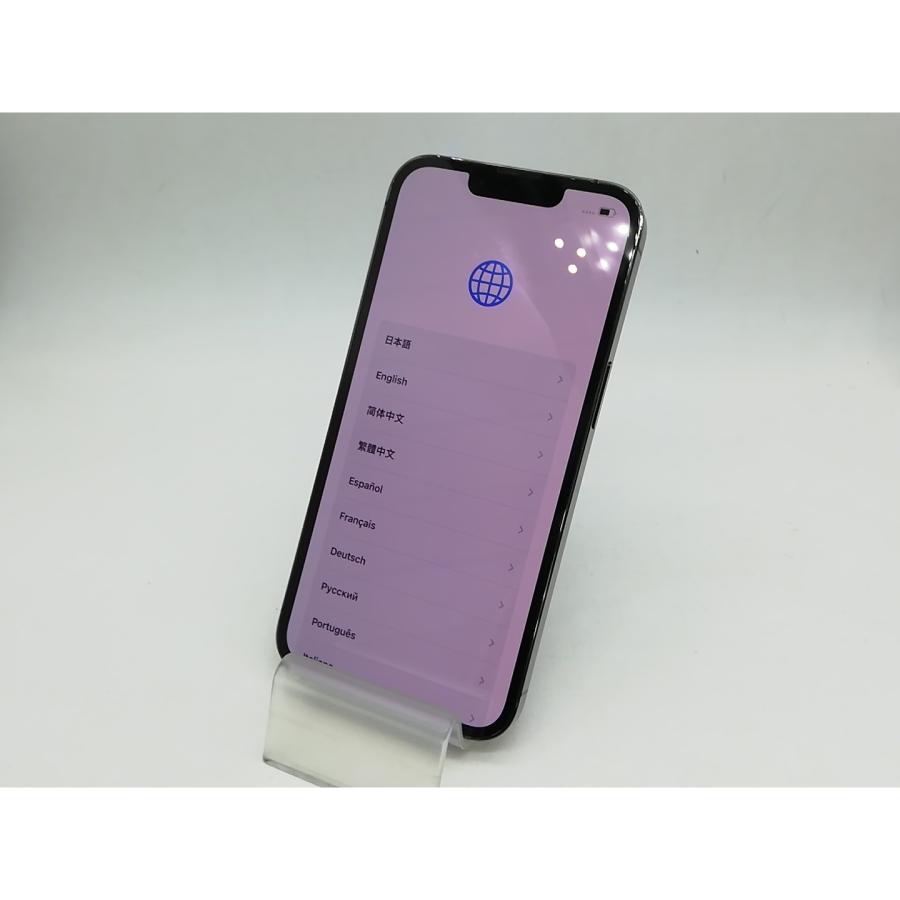 【中古】Apple 国内版 【SIMフリー】 iPhone 13 Pro 512GB グラファイト MLUV3J/A【町田】保証期間１ヶ月【ランクC】