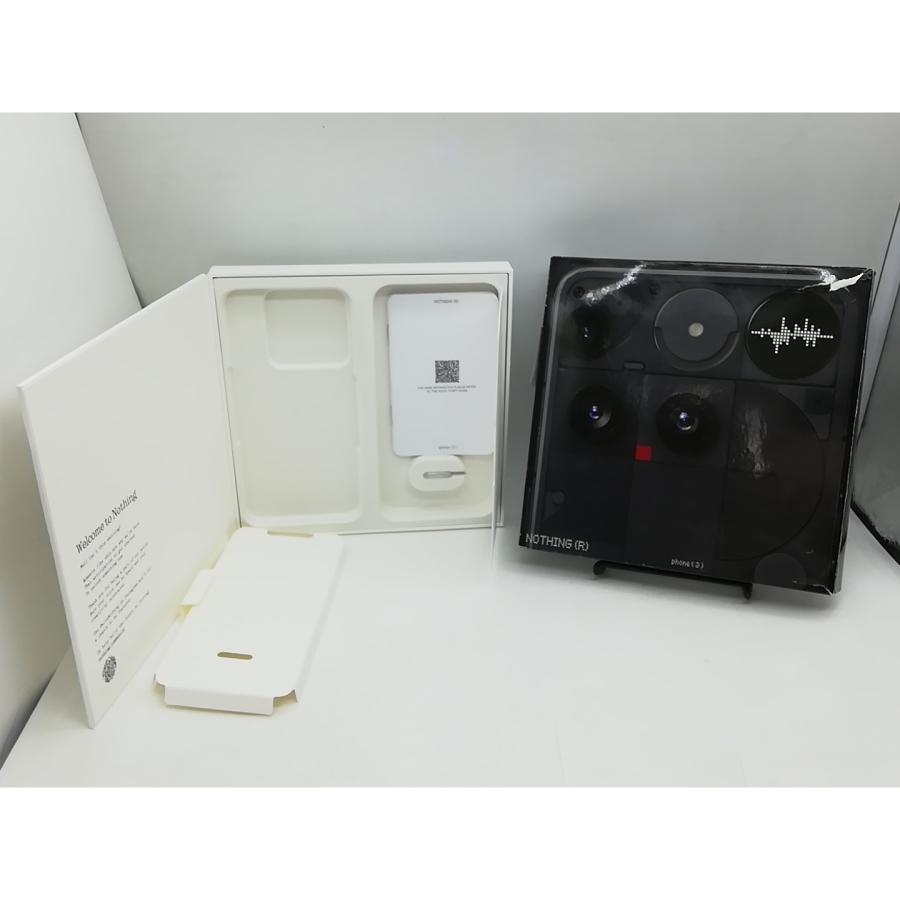 【中古】NOTHING 楽天モバイル 【SIMフリー】 Nothing Phone (3) ブラック 12GB 256GB【秋葉本店】保証期間１ヶ月【ランクA】の画像