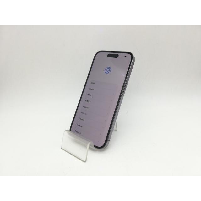 【中古】Apple 国内版 【SIMフリー】 iPhone 14 Pro 1TB ディープパープル MQ313J/A【DS秋葉】保証期間１ヶ月【ランクB】の画像