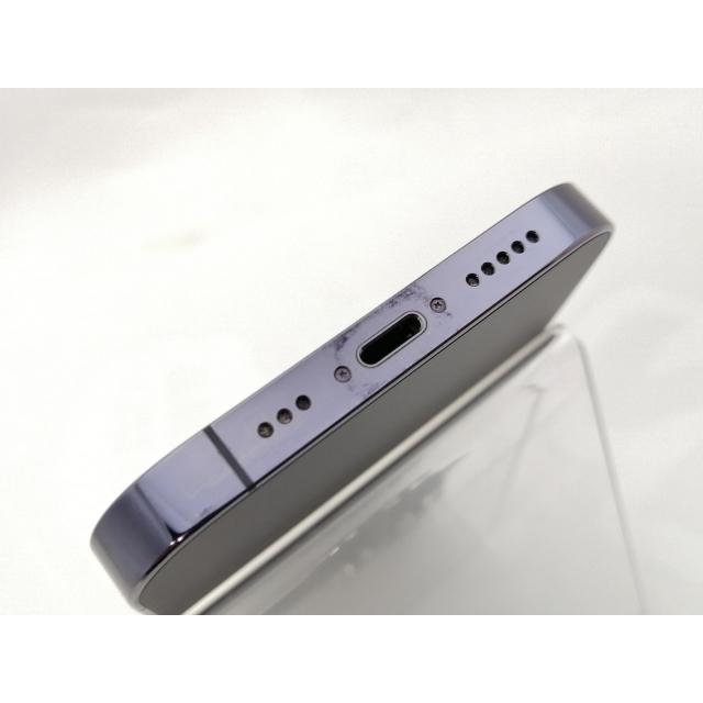 【中古】Apple docomo 【SIMフリー】 iPhone 14 Pro 512GB ディープパープル MQ283J/A【神保町】保証期間１ヶ月【ランクC】の画像