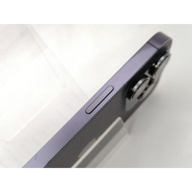 【中古】Apple docomo 【SIMフリー】 iPhone 14 Pro 512GB ディープパープル MQ283J/A【神保町】保証期間１ヶ月【ランクC】の画像