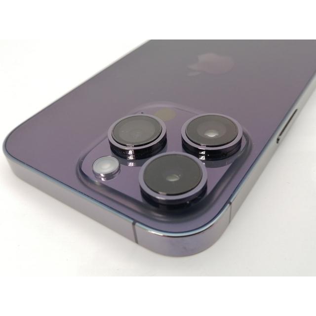 【中古】Apple docomo 【SIMフリー】 iPhone 14 Pro 512GB ディープパープル MQ283J/A【神保町】保証期間１ヶ月【ランクC】の画像