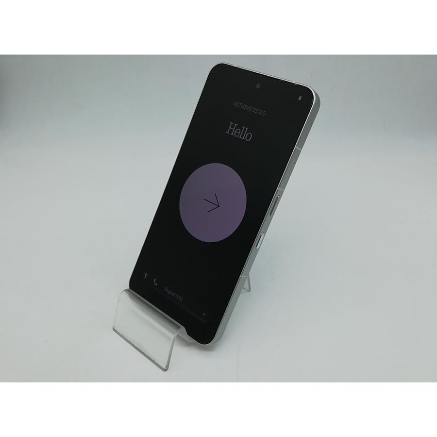 【中古】NOTHING 国内版 【SIMフリー】 Nothing Phone (3) ホワイト 12GB 256GB【秋葉本店】保証期間１ヶ月【ランクA】の画像