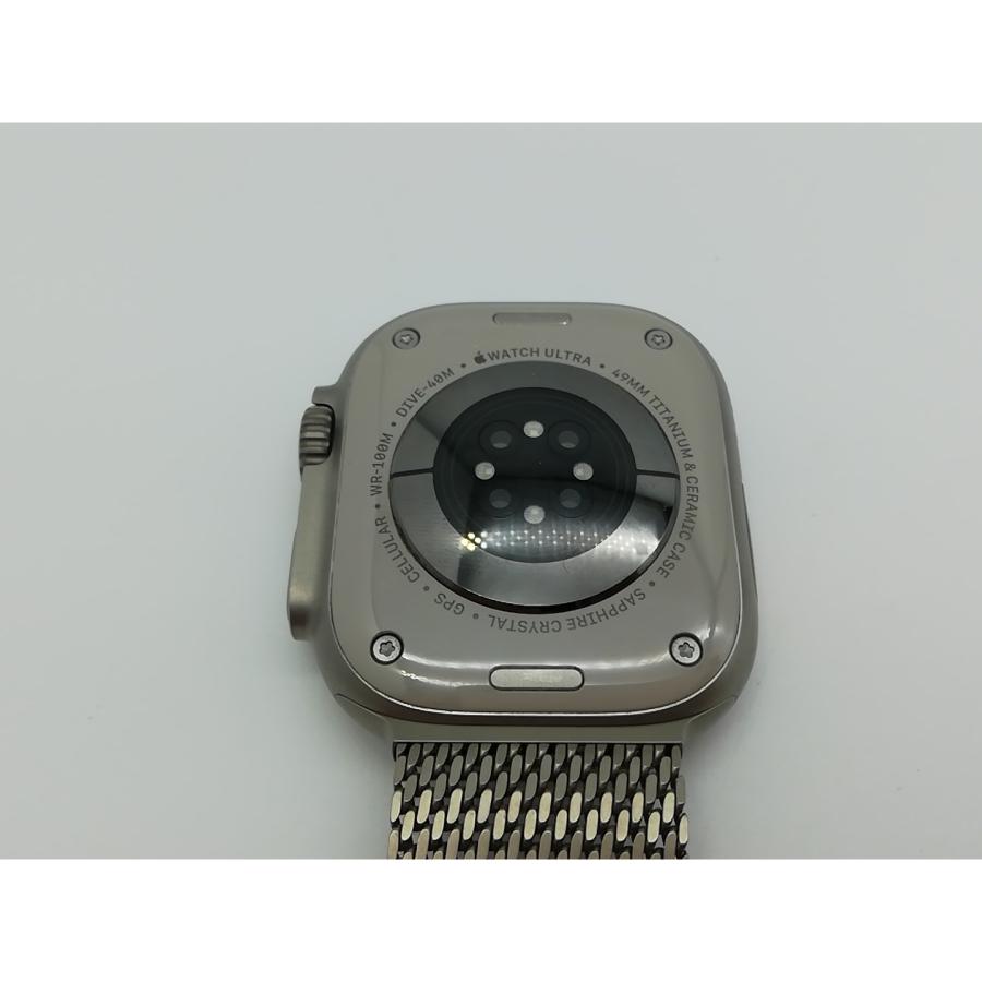 【中古】Apple Watch Ultra3 49mm Cellular ナチュラルチタニウムケース/ナチュラルチタニウムミラネーゼループM MEWY4J/A【秋葉本店】保証期間１ヶ月の画像