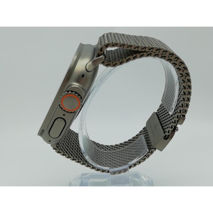 【中古】Apple Watch Ultra3 49mm Cellular ナチュラルチタニウムケース/ナチュラルチタニウムミラネーゼループM MEWY4J/A【秋葉本店】保証期間１ヶ月の画像