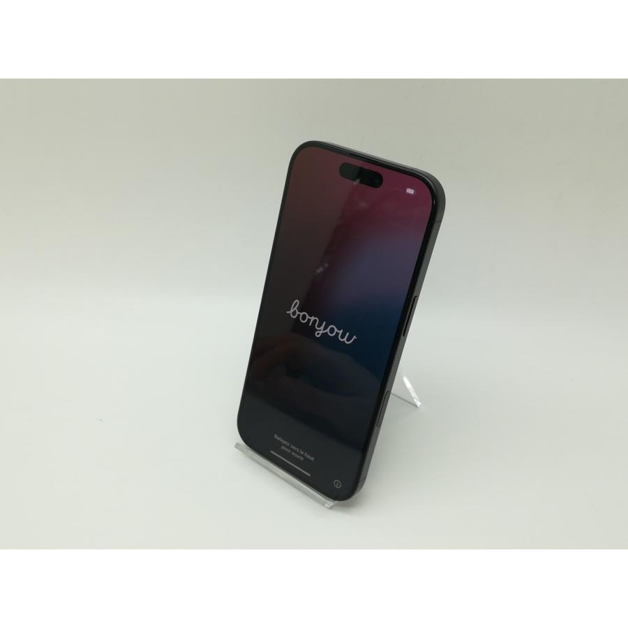 【中古】Apple 国内版 【SIMフリー】 iPhone 16 Pro 256GB ブラックチタニウム MYN03J/A【新橋】保証期間１ヶ月【ランクA】の画像