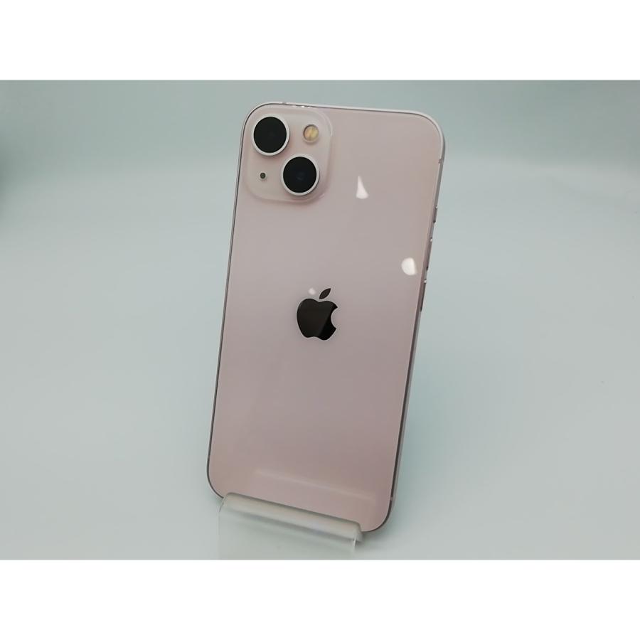 【中古】Apple au 【SIMフリー】 iPhone 13 256GB ピンク MLNK3J/A【秋葉本店】保証期間１ヶ月【ランクC】