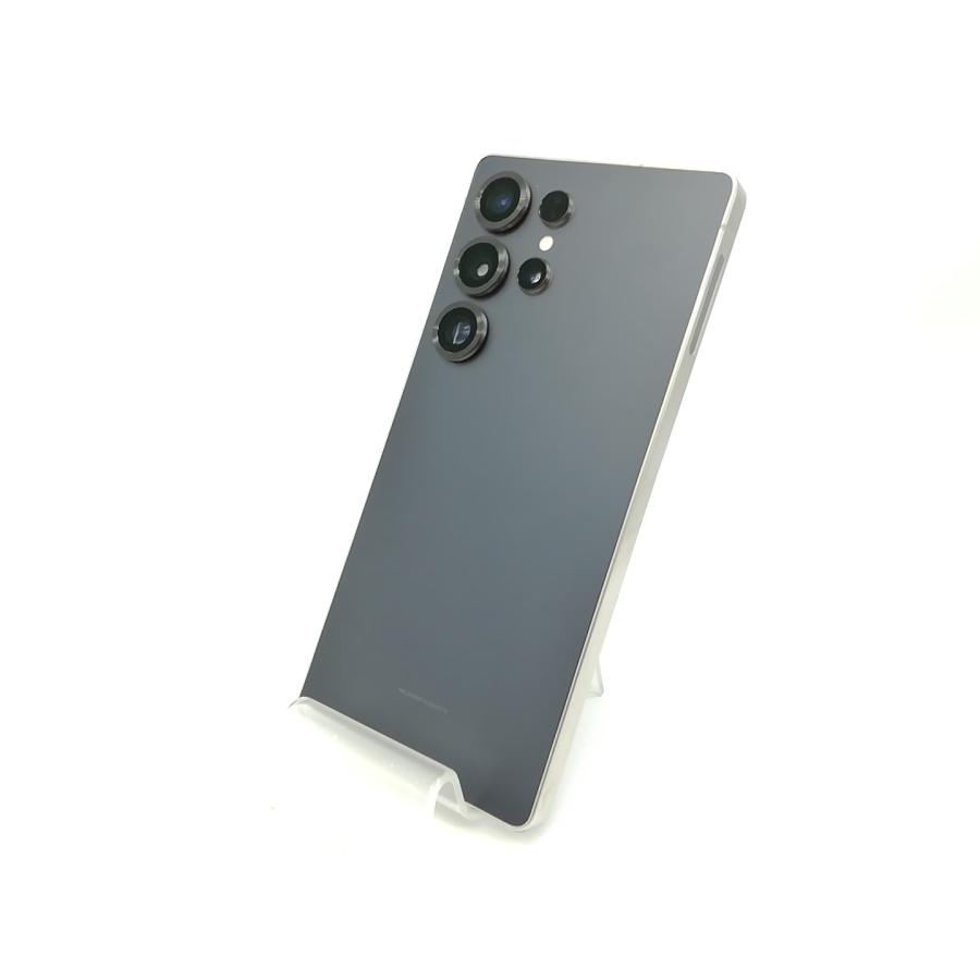 中古】SAMSUNG au 【SIMフリー】 Galaxy S25 Ultra チタニウムブラック