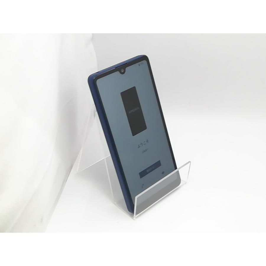 中古】SONY au 【SIMフリー】 Xperia Ace III ブルー 4GB 64GB SOG08