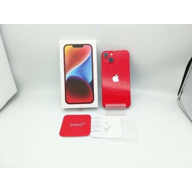 【中古】Apple 国内版 【SIMフリー】 iPhone 14 128GB  (PRODUCT)RED MPV93J/A【秋葉本店】保証期間１ヶ月【ランクA】の画像