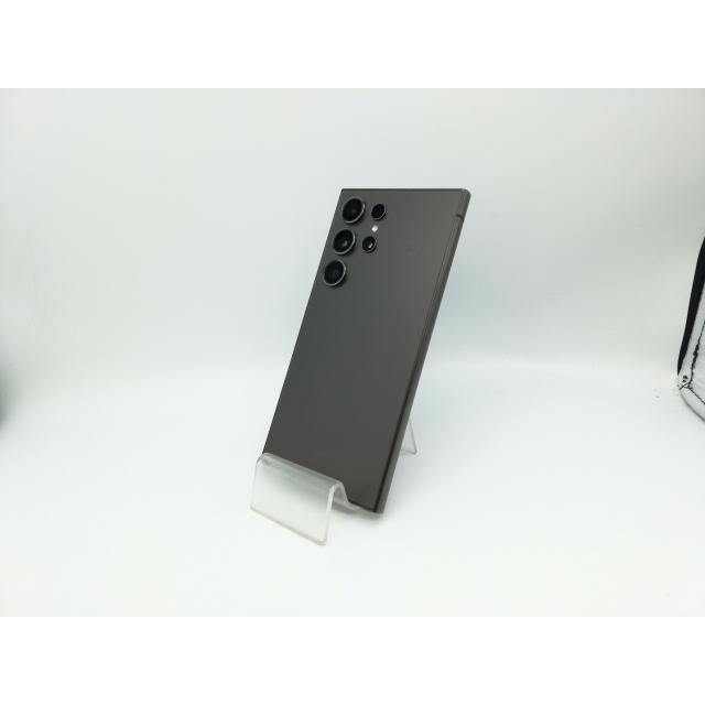 中古】SAMSUNG au 【SIMフリー】 Galaxy S24 Ultra チタニウムブラック