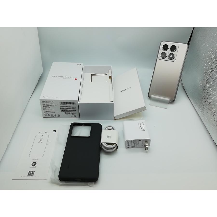 中古】Xiaomi 国内版 【SIMフリー】 Xiaomi 14T Pro 12GB 256GB チタン