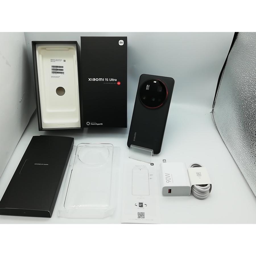 【中古】Xiaomi 国内版【SIMフリー】 Xiaomi 15 Ultra ブラック 16GB 512GB【秋葉本店】保証期間１ヶ月【ランクA】の画像
