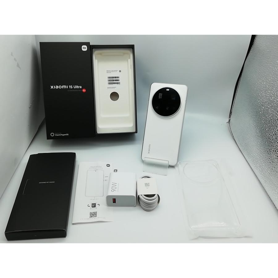 【中古】Xiaomi 国内版【SIMフリー】 Xiaomi 15 Ultra ホワイト 16GB 512GB【秋葉本店】保証期間１ヶ月【ランクA】の画像