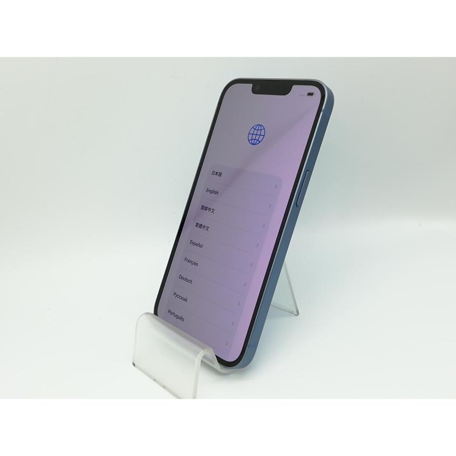 【中古】Apple 国内版 【SIMフリー】 iPhone 14 128GB ブルー MPVJ3J/A【秋葉本店】保証期間１ヶ月【ランクA】の画像