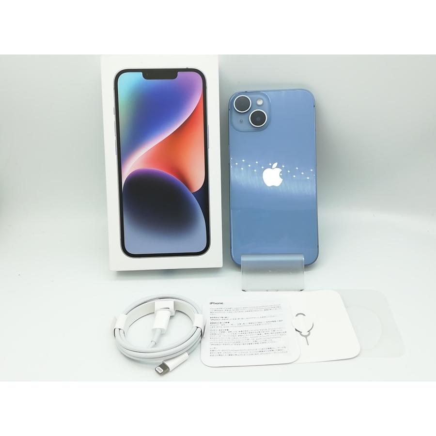 【中古】Apple 国内版 【SIMフリー】 iPhone 14 128GB ブルー MPVJ3J/A【秋葉本店】保証期間１ヶ月【ランクA】の画像