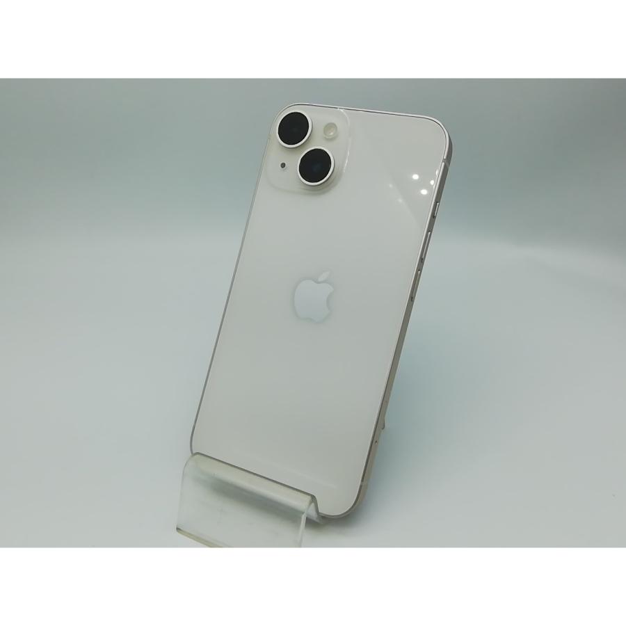【中古】Apple SoftBank 【SIMフリー】 iPhone 14 128GB スターライト MPUQ3J/A【秋葉本店】保証期間１ヶ月【ランクB】の画像