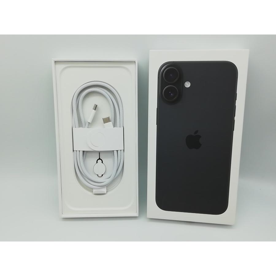 【中古】Apple 国内版 【SIMフリー】 iPhone 16 Plus 128GB ブラック MXVA3J/A【DS秋葉】保証期間１ヶ月【ランクA】の画像