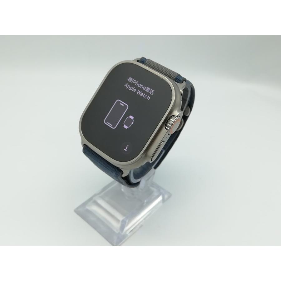 【中古】Apple Apple Watch Ultra2 49mm Cellular チタニウムケース/ブルーアルパインループ(M) MREP3J/A【秋葉本店】保証期間１ヶ月【ランクB】