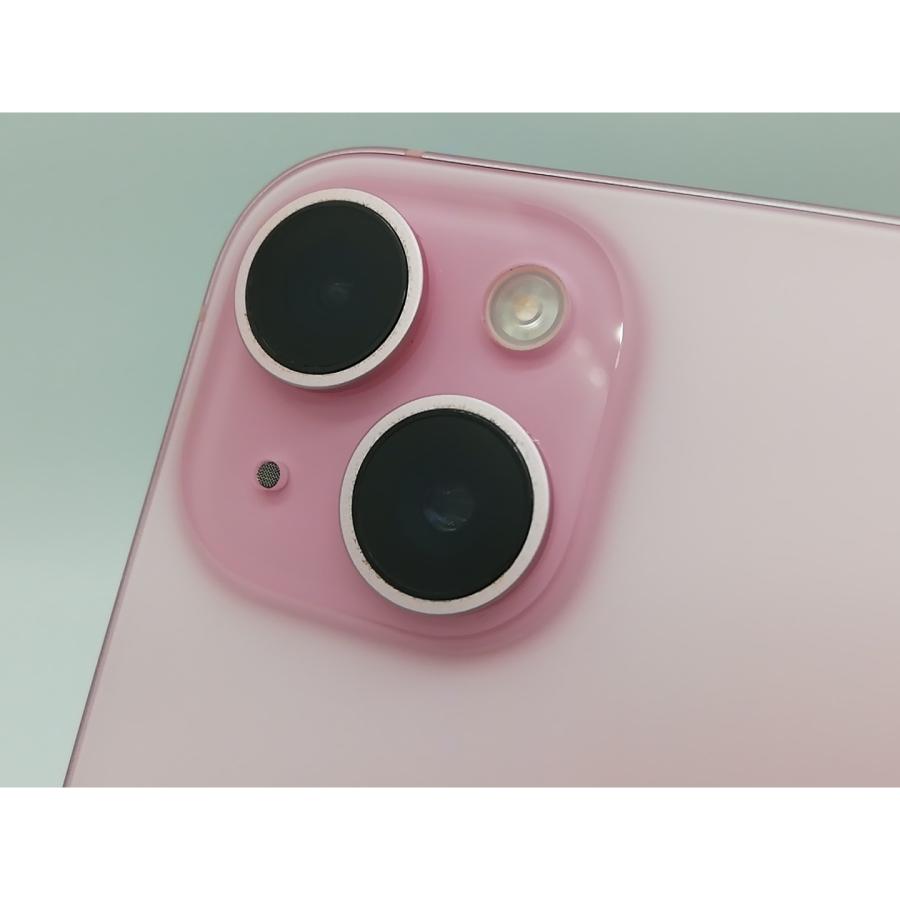 【中古】Apple au 【SIMフリー】 iPhone 15 128GB ピンク MTMJ3J/A【秋葉本店】保証期間１ヶ月【ランクB】の画像