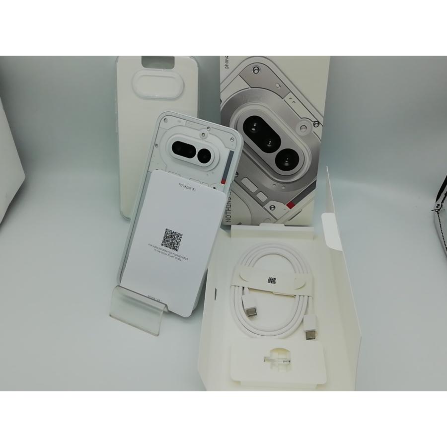 【中古】NOTHING 国内版 【SIMフリー】 Nothing Phone (4a) ホワイト 8GB 128GB【秋葉本店】保証期間１ヶ月【ランクA】の画像