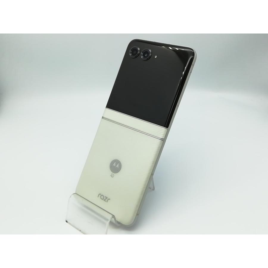 中古】MOTOROLA 国内版 【SIMフリー】 motorola razr 60 ライトスカイ 