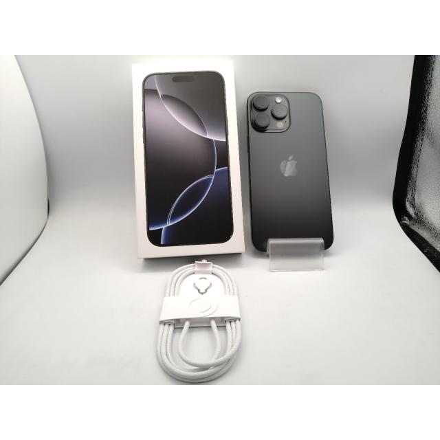 【中古】Apple 国内版 【SIMフリー】 iPhone 16 Pro Max 256GB ブラックチタニウム MYWG3J/A【秋葉本店】保証期間１ヶ月【ランクB】の画像