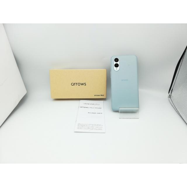 中古】FCNT au 【SIMフリー】 arrows We2 ライトブルー 4GB 64GB FCG02
