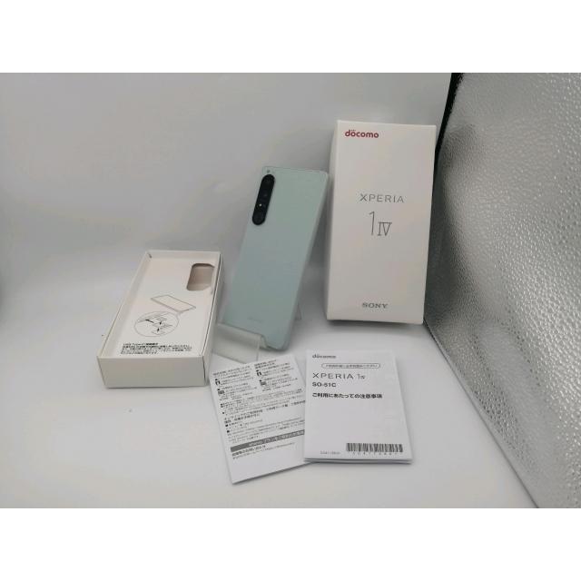 中古】SONY docomo 【SIMフリー】 Xperia 1 IV アイスホワイト 12GB