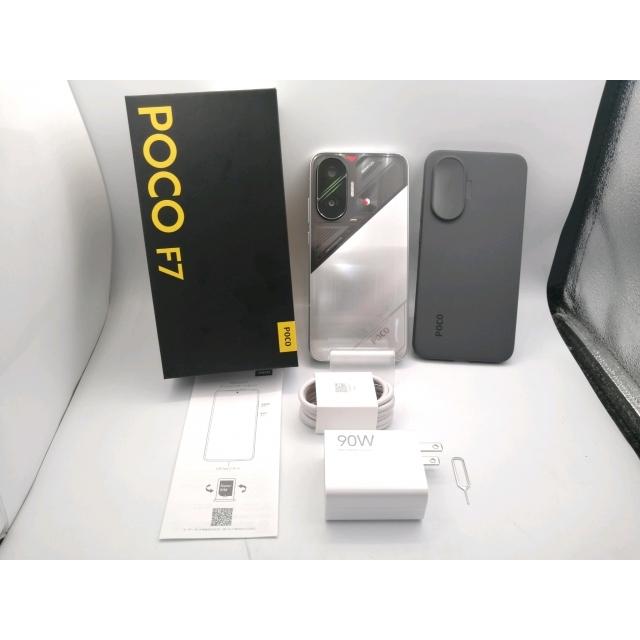 中古】Xiaomi 【SIMフリー】 Poco F7 シルバー 12GB 256GB 25053PC47G