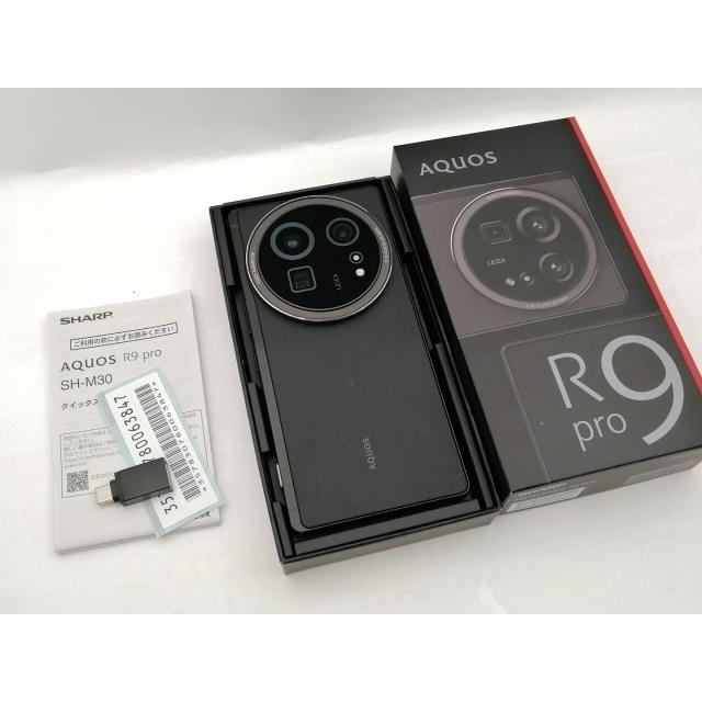 SHARP AQUOS R9PRO/ SIMフリー/国内正規品◯使用期間8カ月◯ 中古】SHARP 国内版 【SIMフリー】 AQUOS R9 pro ブラック 12GB 512GB