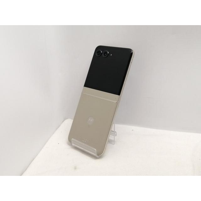 中古】MOTOROLA SoftBank 【SIMフリー】 motorola razr 50s サンド