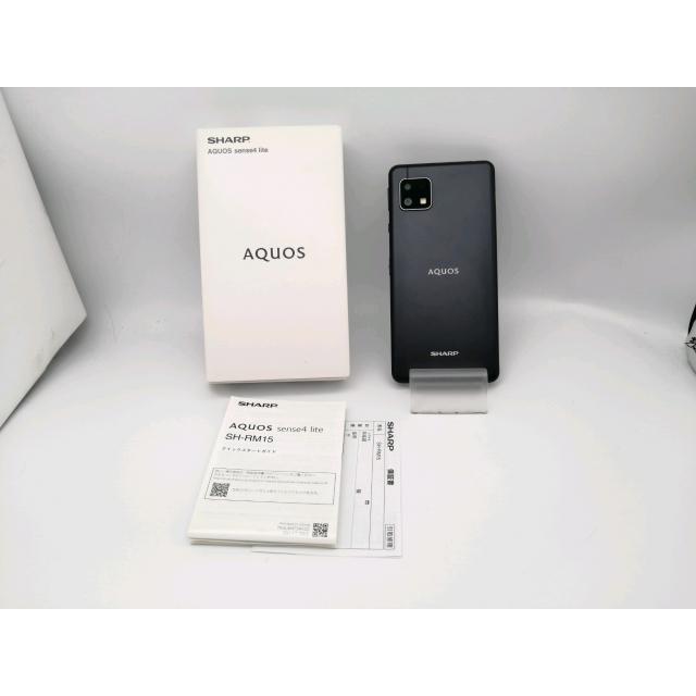 中古】SHARP 楽天モバイル 【SIMフリー】 AQUOS sense4 lite ブラック