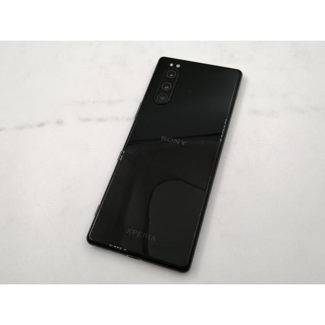 中古】SONY 国内版 【SIMフリー】 Xperia 5 ブラック 6GB 128GB J9260 