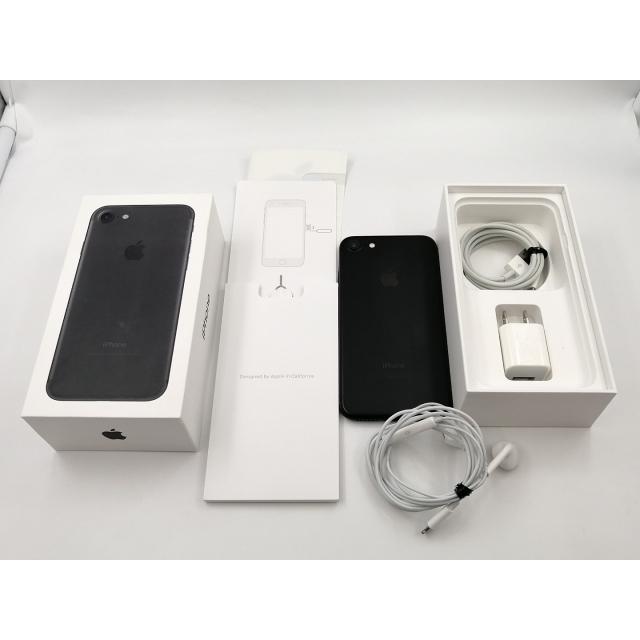 中古】Apple SoftBank 【SIMロック解除済み】 iPhone 7 32GB ブラック 