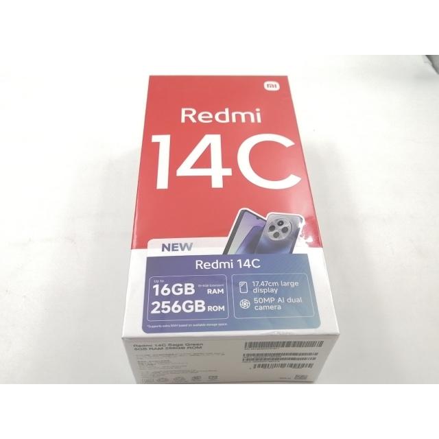 未使用】Xiaomi 国内版 【SIMフリー】 Redmi 14C セージグリーン 8GB